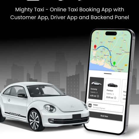 MightyTaxi - Flutter Online Taxi Booking Full Solution | User App | Admin Laravel Panel | Driver app - Image 2