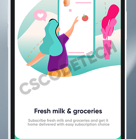 Dairy Products, Grocery, Daily Milk Delivery Mobile App with Subscription | Customer & Delivery App - Image 3